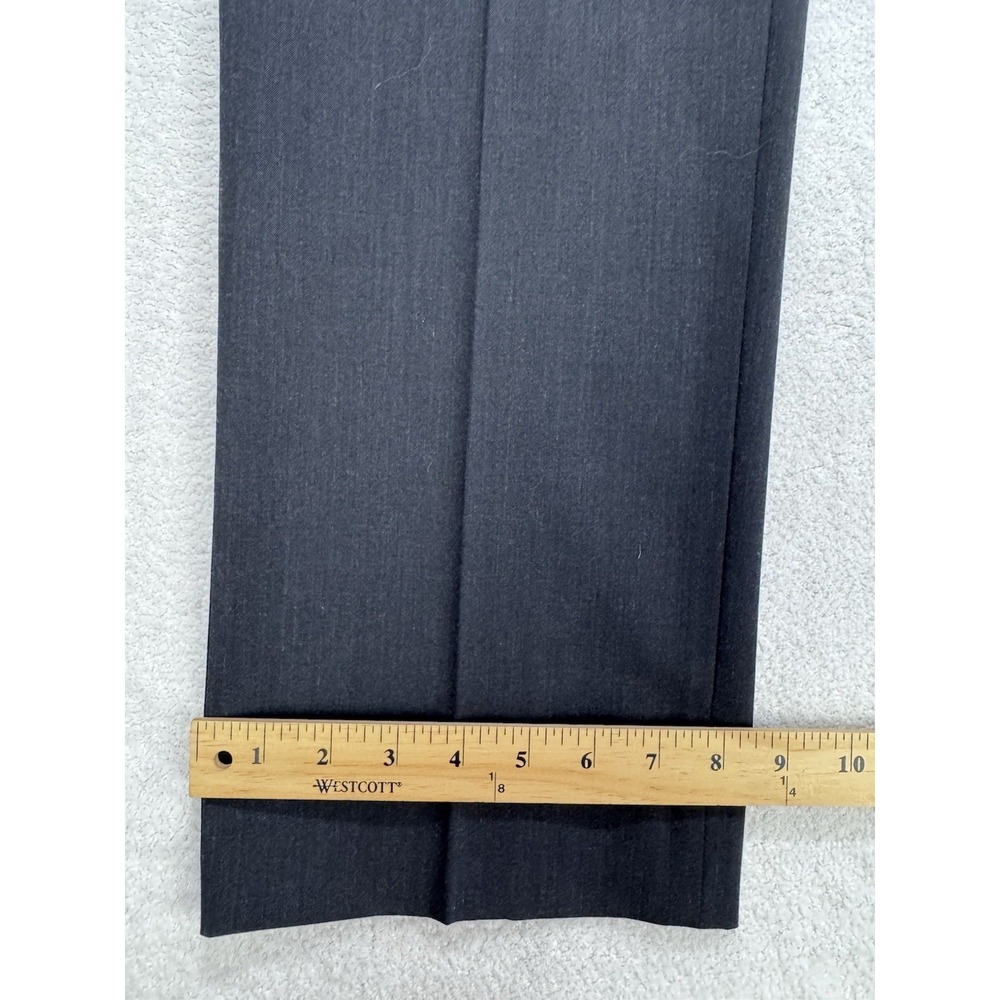 Meyer Pants Mens 36x34 Gray Bonn Micro Summer Fancy Chino Trousers Modern Fit - Picture 8 of 9